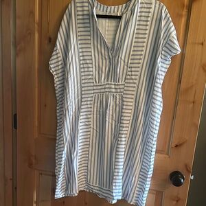 Casual Striped Tunic Dress